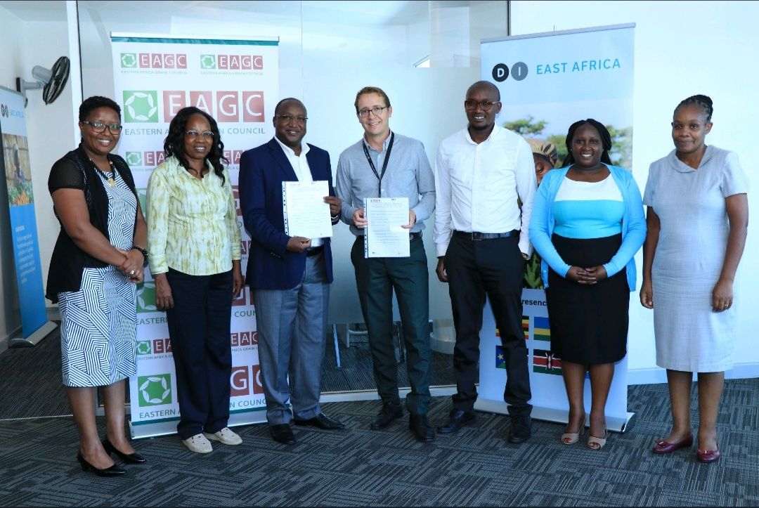 EAGC partners with the DI – Dansk Industri to enhance sustainable and competitive grain production and marketing for food security and job creation in Kenya